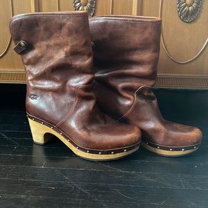 UGG Fur lined Clog Booties